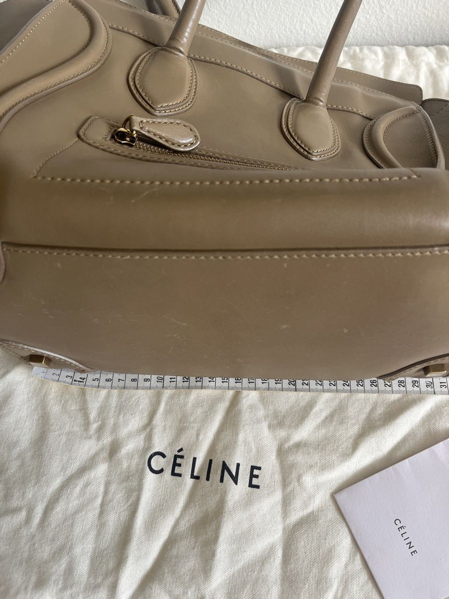 Celine Borse da donna: Céline Luggage Mini Bag taupe/greige – Usato da Zürich venduto da kleinesgrau 6