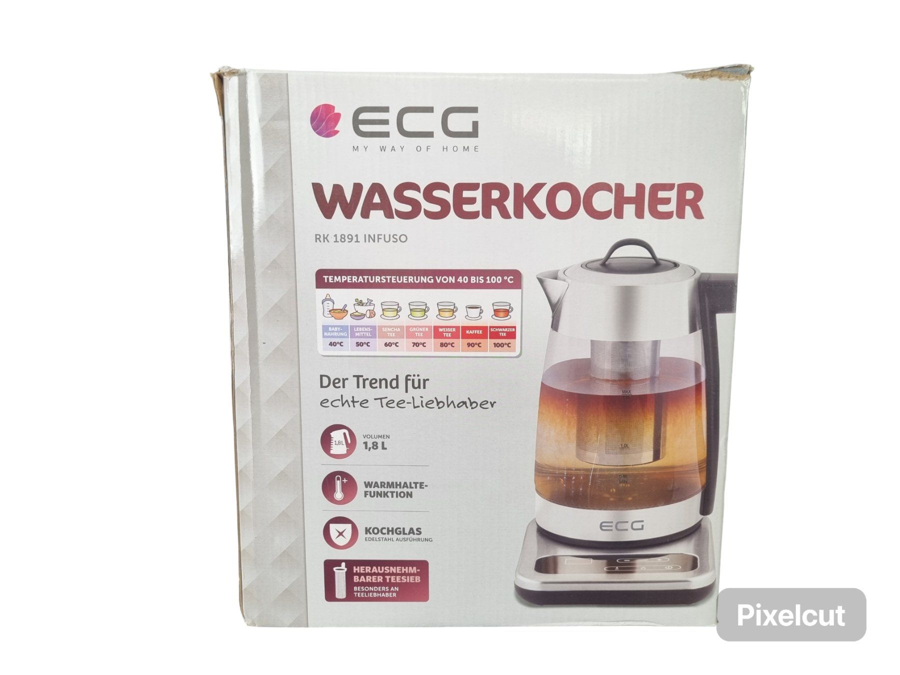 Bouilloires électriques: ECG Wasserkocher | 1.8 L – Neuf (Voir description) à Wangen b. Olten par Restwert_Wangen