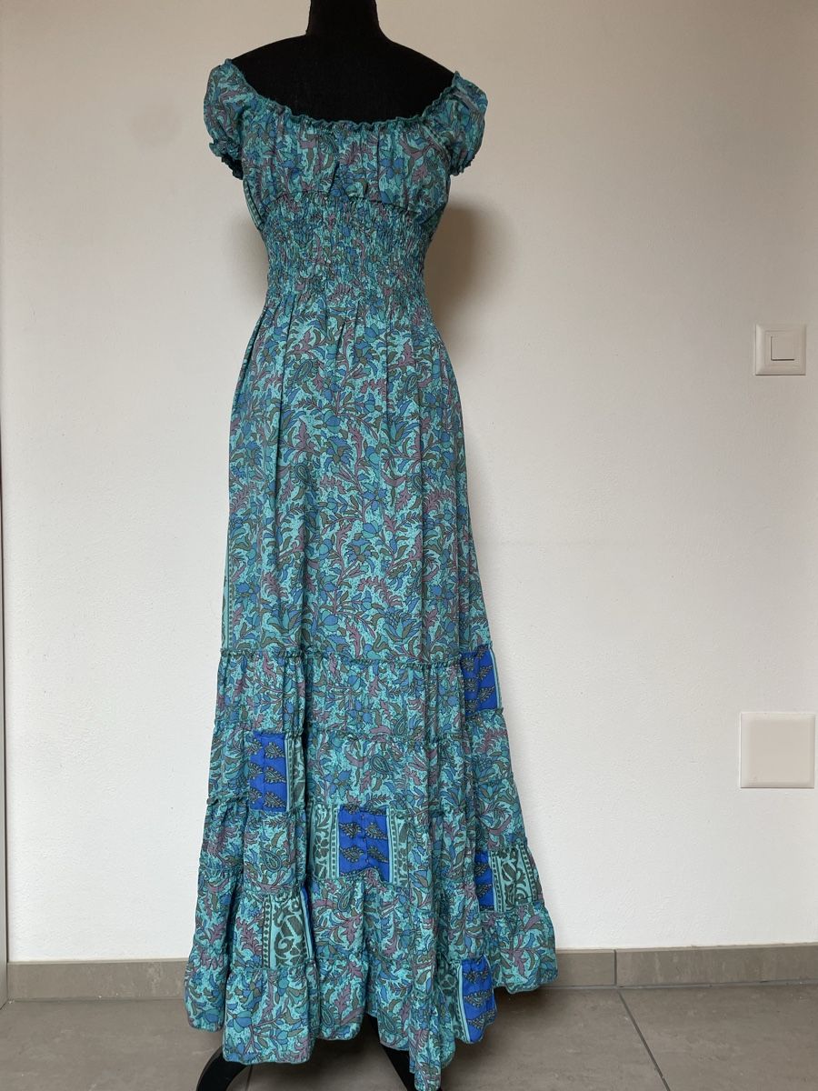 Vestiti: Boho Maxi Stufenkleid mit Seide – Nuovo (secondo la descrizione) da Sigriswil venduto da ck56 1
