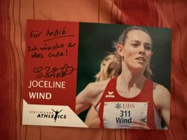Joceline Wind signiertes Foto mit Widmung gute Grösse