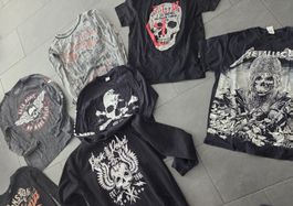 Kleiderpaket Oberteile Skull gr.M/L