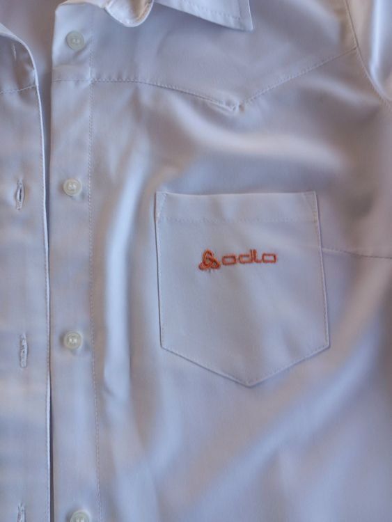 Odlo Camicette: Odlo Damen Bluse Gr. S Weiss kurzarm – Nuovo (secondo la descrizione) da Oensingen venduto da SpiPhEg46 7