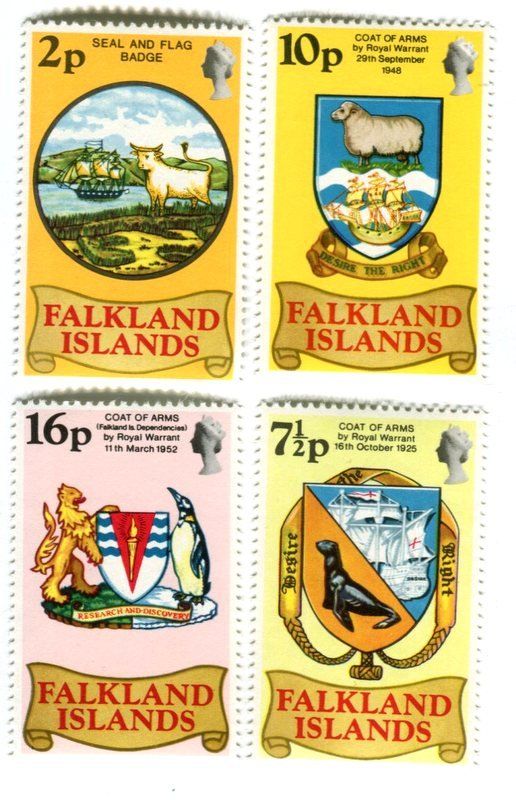 Tous les timbres: Briefmarken "Wappen". Falklandinseln – Neuf avec emballage d'origine à Basel par Butsch5