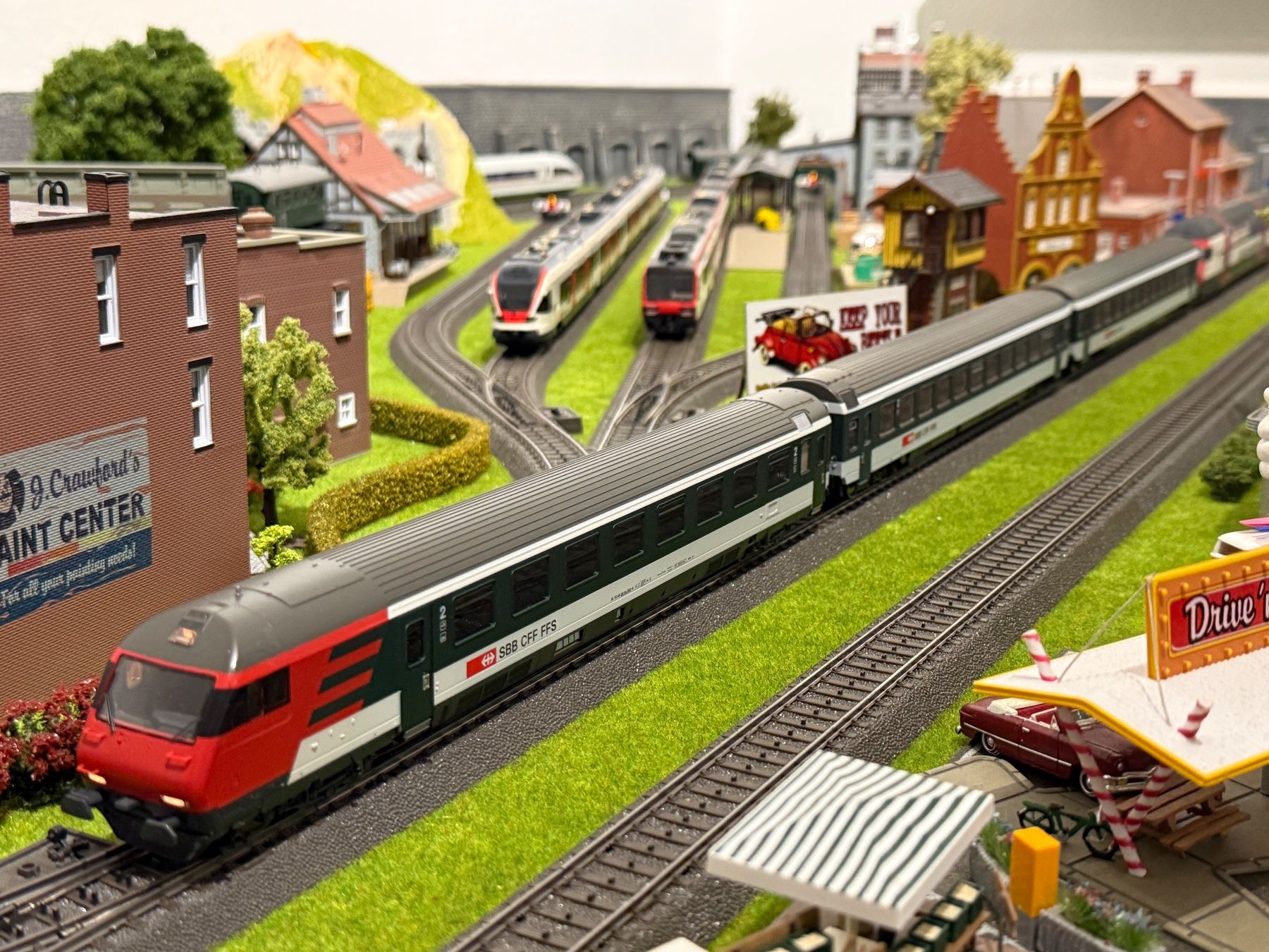 Roco Modelleisenbahnen: Roco - SBB IC 2000 mit Verstärkungsmodul - h0, AC, digital – Gebraucht aus Solothurn von NB_SO