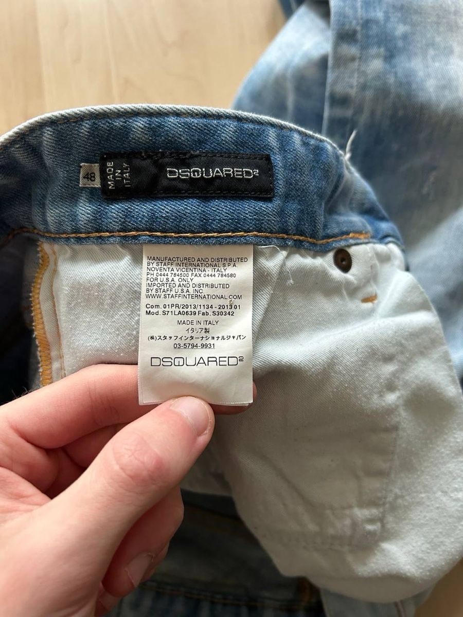 Dsquared2 Jeans: DSquared2 Acid Wash Slim Jeans – Nuovo (secondo la descrizione) da Bern venduto da Skandez 2