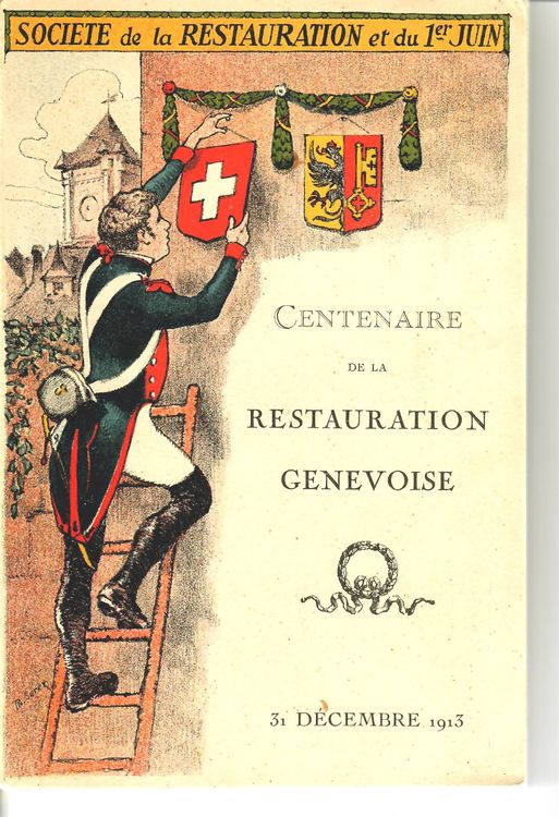 Centenaire De La Restauration Genevoise 31 Décembre 1913 | Kaufen Auf ...