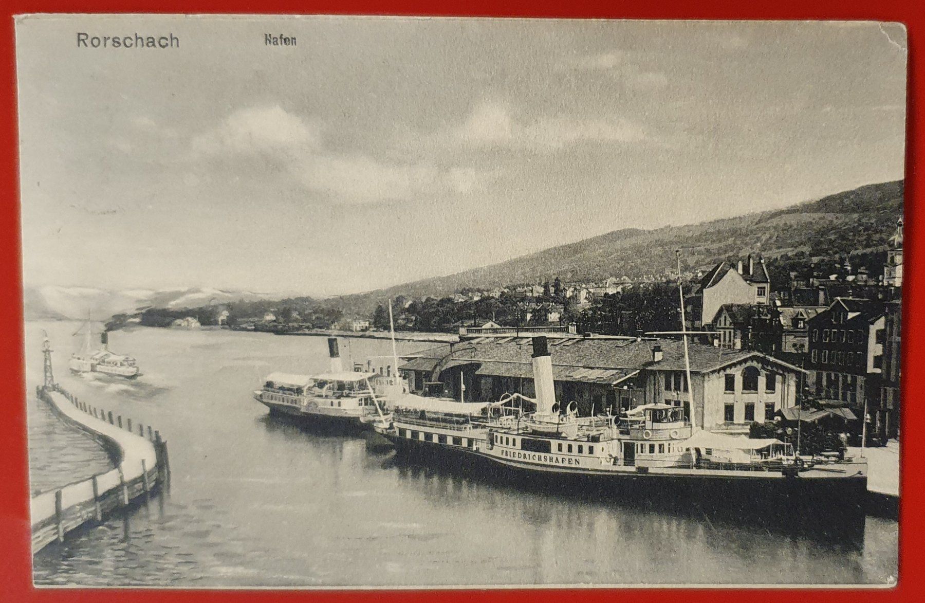 Cartoline postali: Rorschach Hafen 1916 – Usato da Kreuzlingen venduto da Rschweiz1