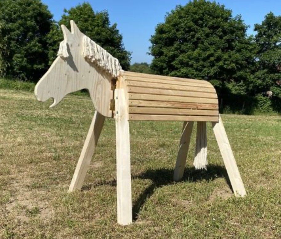 Giocattoli: Holzpferd für Garten oder Kinderzimmer – Usato da Villmergen venduto da Tom998 2