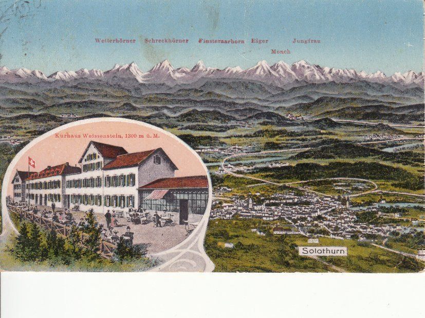 Cartoline postali: Weissenstein 1926 – Usato da Bürglen TG venduto da StampGraf