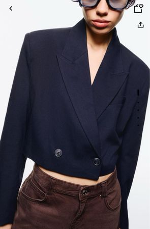 Verkürzter Boxy Blazer Bershka grösse M