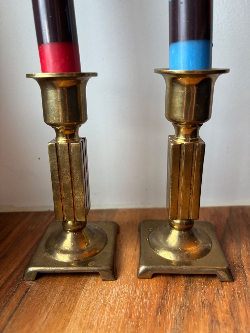 Portacandele: Vintage Messing Kerzenständer Set, 12cm hoch – Usato da Horgen venduto da uge_pd5p