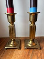 Vintage Messing Kerzenständer Set, 12cm hoch