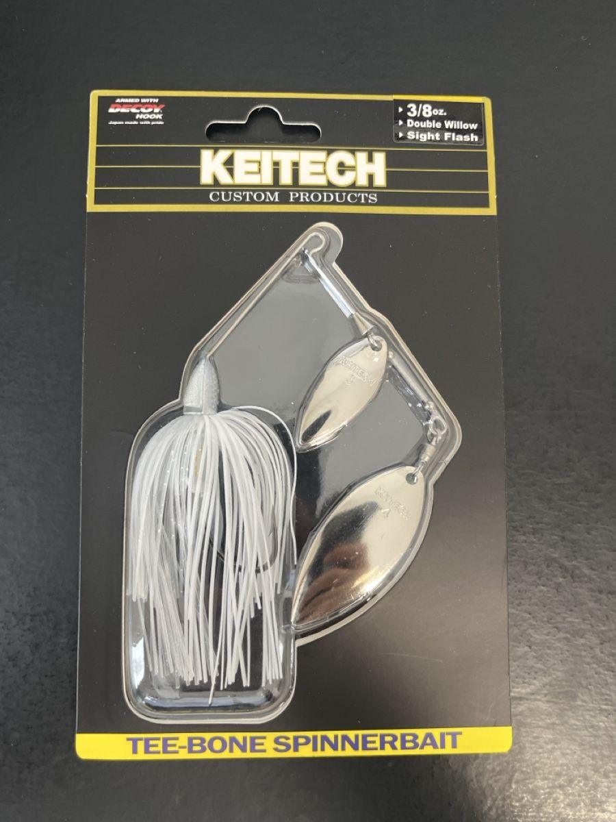 Keitech Esche: Keitech Tee-Bone Spinnerbait, 3/8 oz, Double Willow NEU! – Nuovo e nell'imballaggio originale da Kriens venduto da mav_hy7m