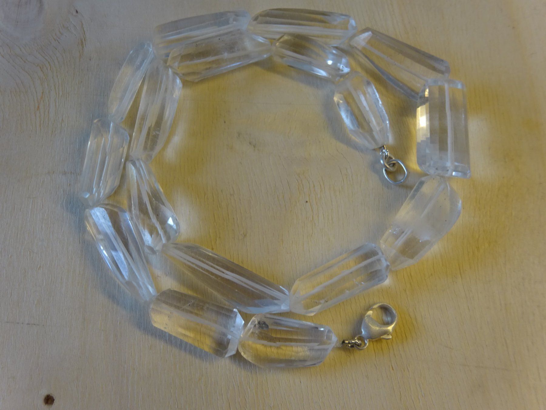 Catenine: Bergkristall Kette / 925 Silber – Usato da Esslingen venduto da eintagammeer 6