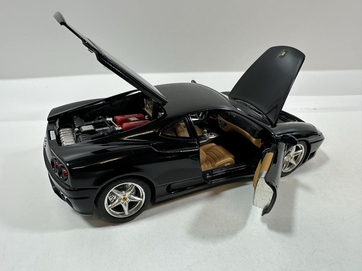 Bburago Modellini d'auto: Ferrari 360 Modena 1:18, schwarz, BBURAGO – Usato da Zofingen venduto da rf9_x2xt 5
