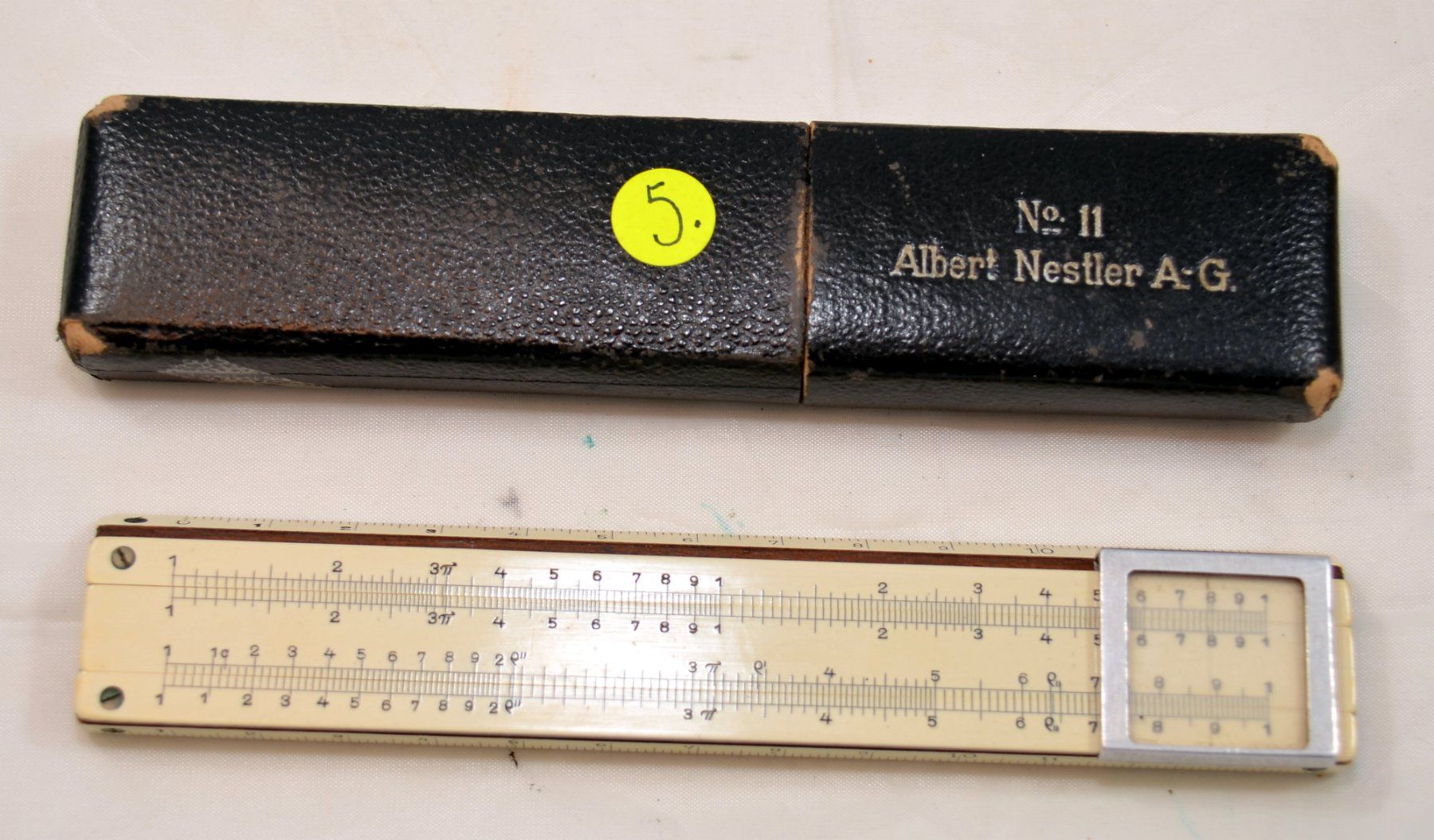Taschenrechner: Rechenschieber Albert Nestler Nº 11 – Gebraucht aus Esslingen von