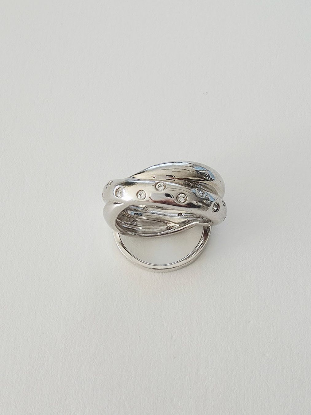 Anelli: Trinity Silberring (925) mit Zirkonia – Nuovo e nell'imballaggio originale da Uetikon am See venduto da Coralreef 2