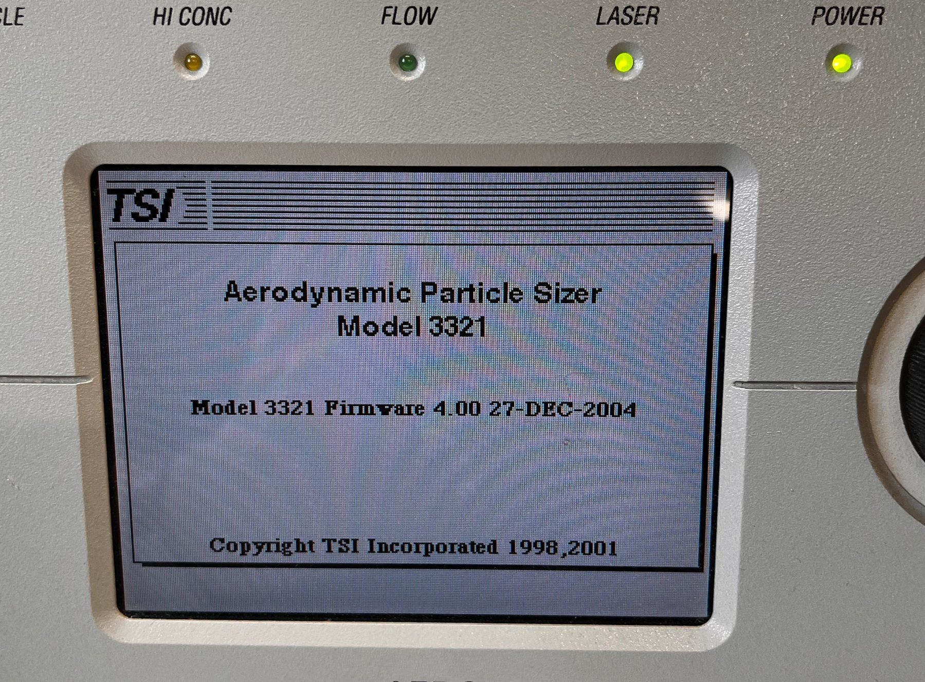 Accessori da laboratorio: TSI 3321 Aerodynamic Laser Particle Sizer / APS Spectrometer – Usato da Niederdorf venduto da LeptonAG_Labor 3