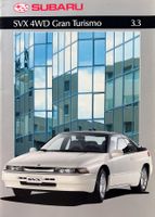 ORIGINAL PROSPEKT | SUBARU - SVX 4WD GRAND TURISMO | AB 1992