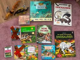 diverse Bücher zu Tiere und Dinos
