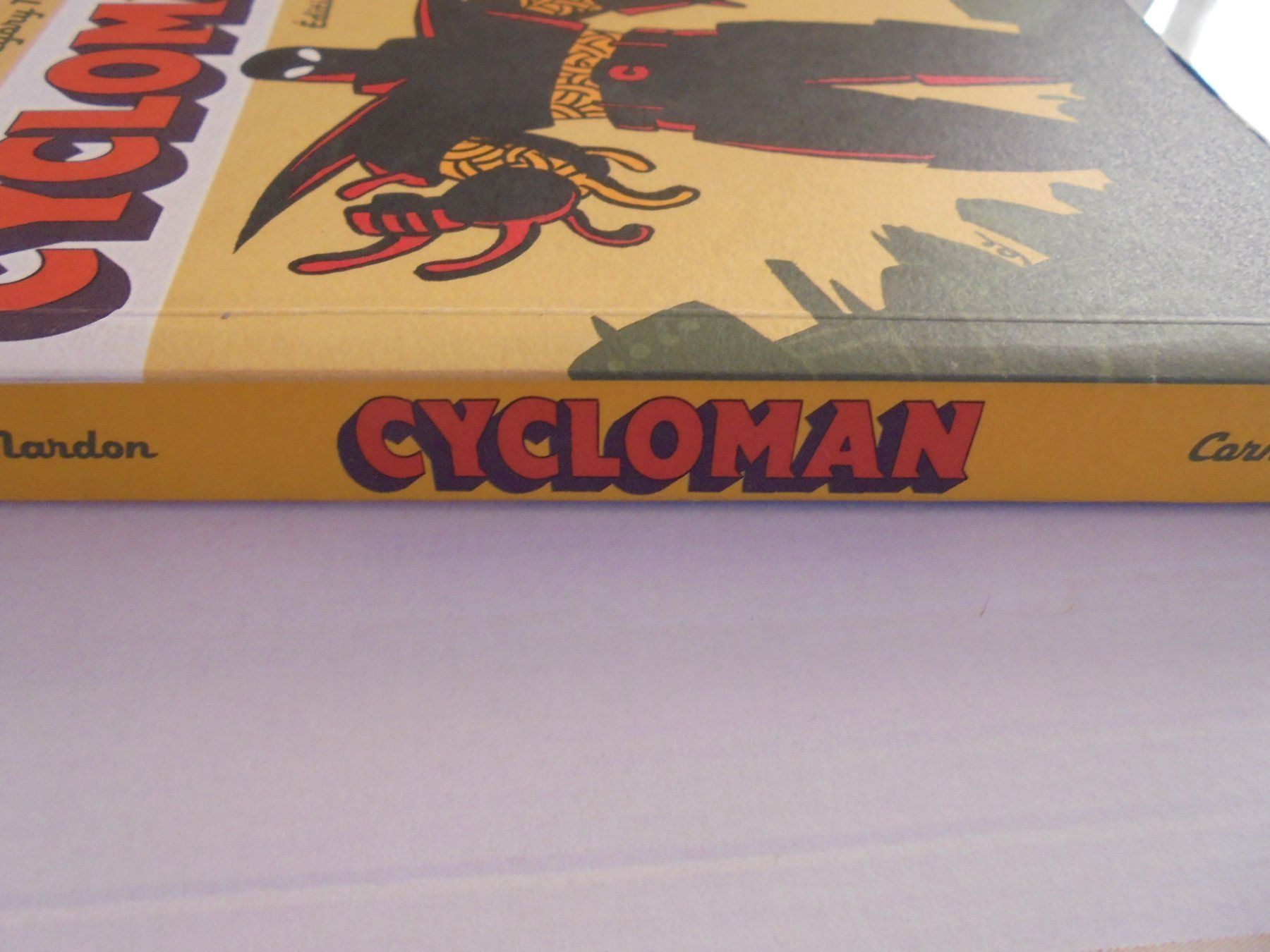 Fumetti: " Cycloman " de Berberian & Mardan. E.O  2002 noir / blanc – Usato da Crissier venduto da Promopost 2
