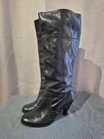 Dune London Lederstiefel Schwarz - 39