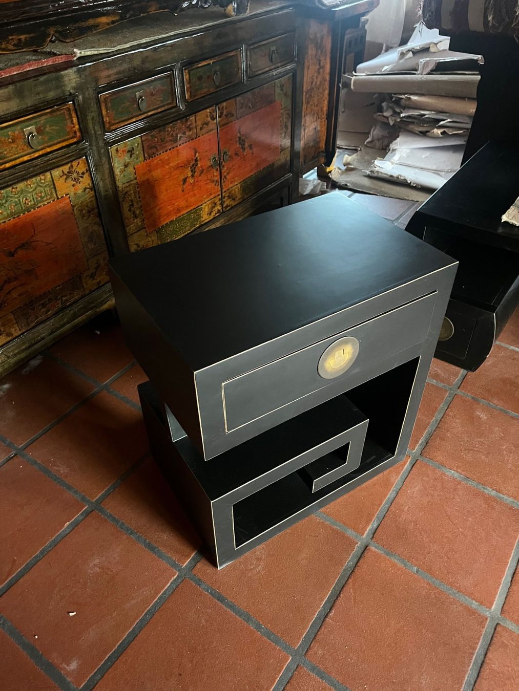 Comodini: Nachttisch Asiatisch Schwarz Holz – Nuovo (secondo la descrizione) da Cham venduto da mjg1901 2