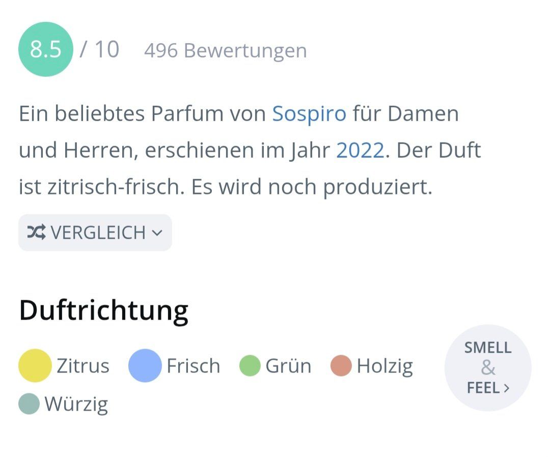 Profumi & Eau de Toilette: 2 ml BASSO SOSPIRO ABFÜLLUNG – Nuovo (secondo la descrizione) da St. Gallen venduto da CaliSunshine 3