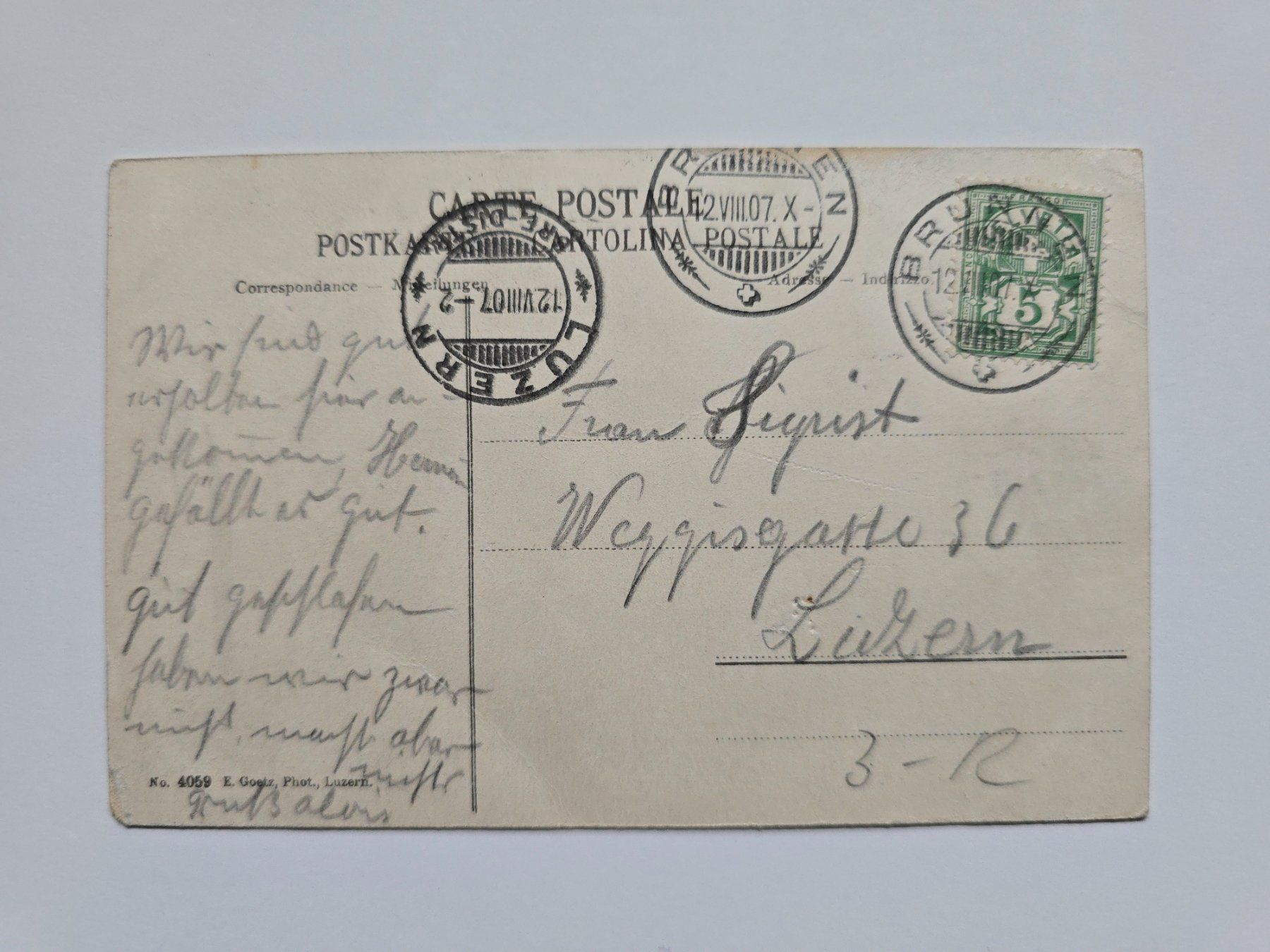 Cartoline postali: AK Bahnen Gotthardbahn alt – Usato da Dättlikon venduto da Wundertuete_ 1