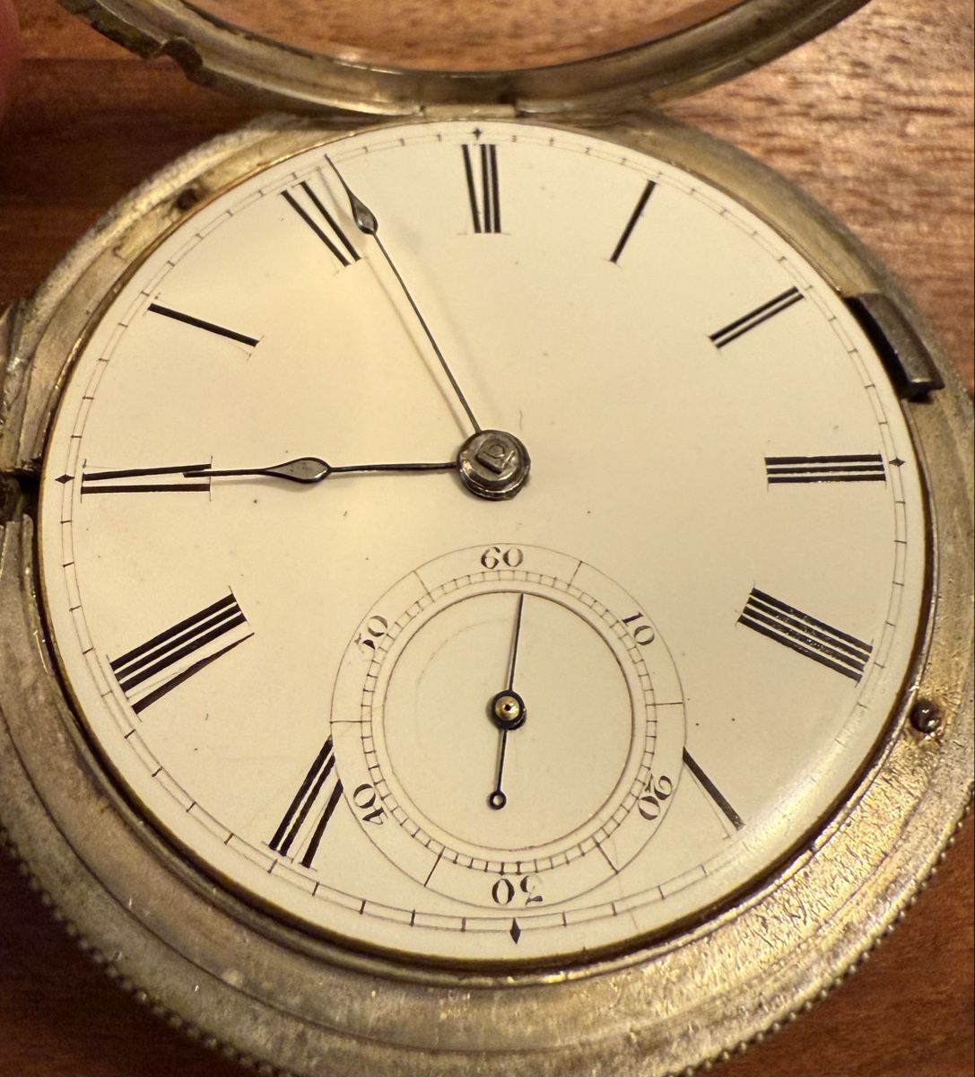 Orologi: Silver pocket watch, E.Howard & C.Rice, #6060, Roxbury, 1858 – Usato da Stäfa venduto da Uhrenthusiast