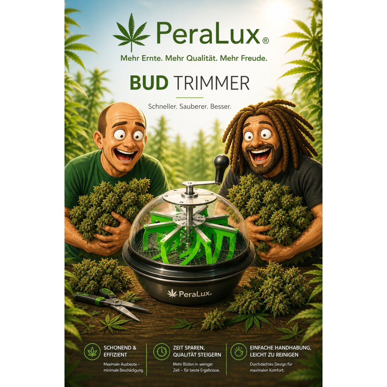 Elettrodomestici da cucina: PeraLux 16 Zoll TM16 Bud Trimmer – Nuovo e nell'imballaggio originale da Rietheim venduto da PeraLux 7