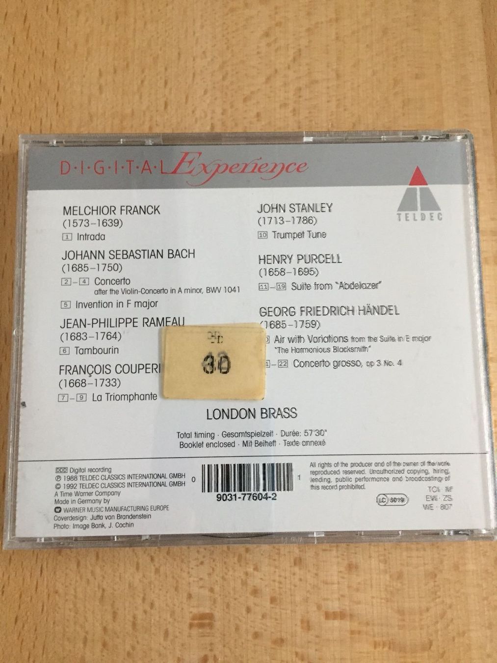 CD: London Brass - Baroque – Usato da Rüti ZH venduto da alumedien 1