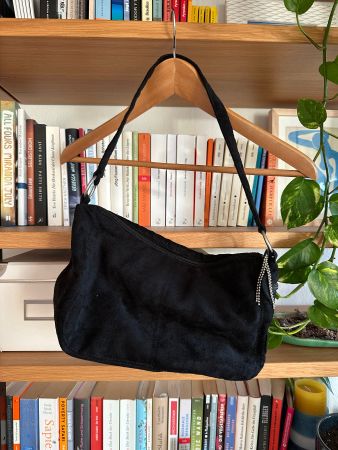 Aus meinem 90s-Fundus: Handtasche schwarz