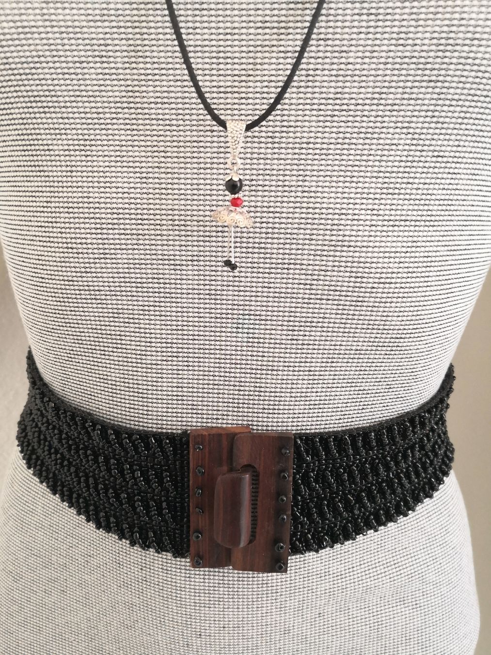 Cinture: 🤩BOHO-CHIC PERLEN-TAILLEN-GÜRTEL SCHWARZ NEU – Nuovo (secondo la descrizione) da Olten venduto da Naja-Twins-Twins 6