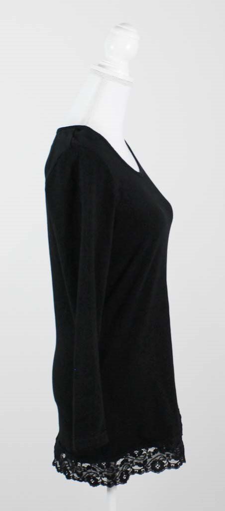 Deerberg T-shirt: Deerberg Langarmshirt mit Spitzen Gr. M – Usato da Belp venduto da caramel-secondhand 2
