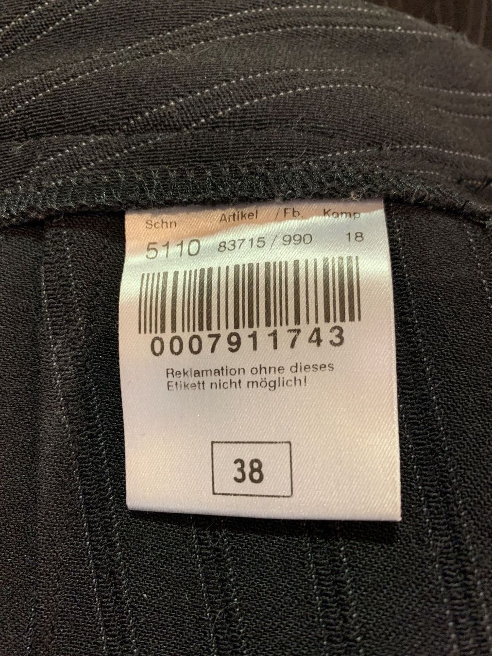 Hosen: Gestreifte Damen Business Hose – Gebraucht aus Unterägeri von Jr61 6