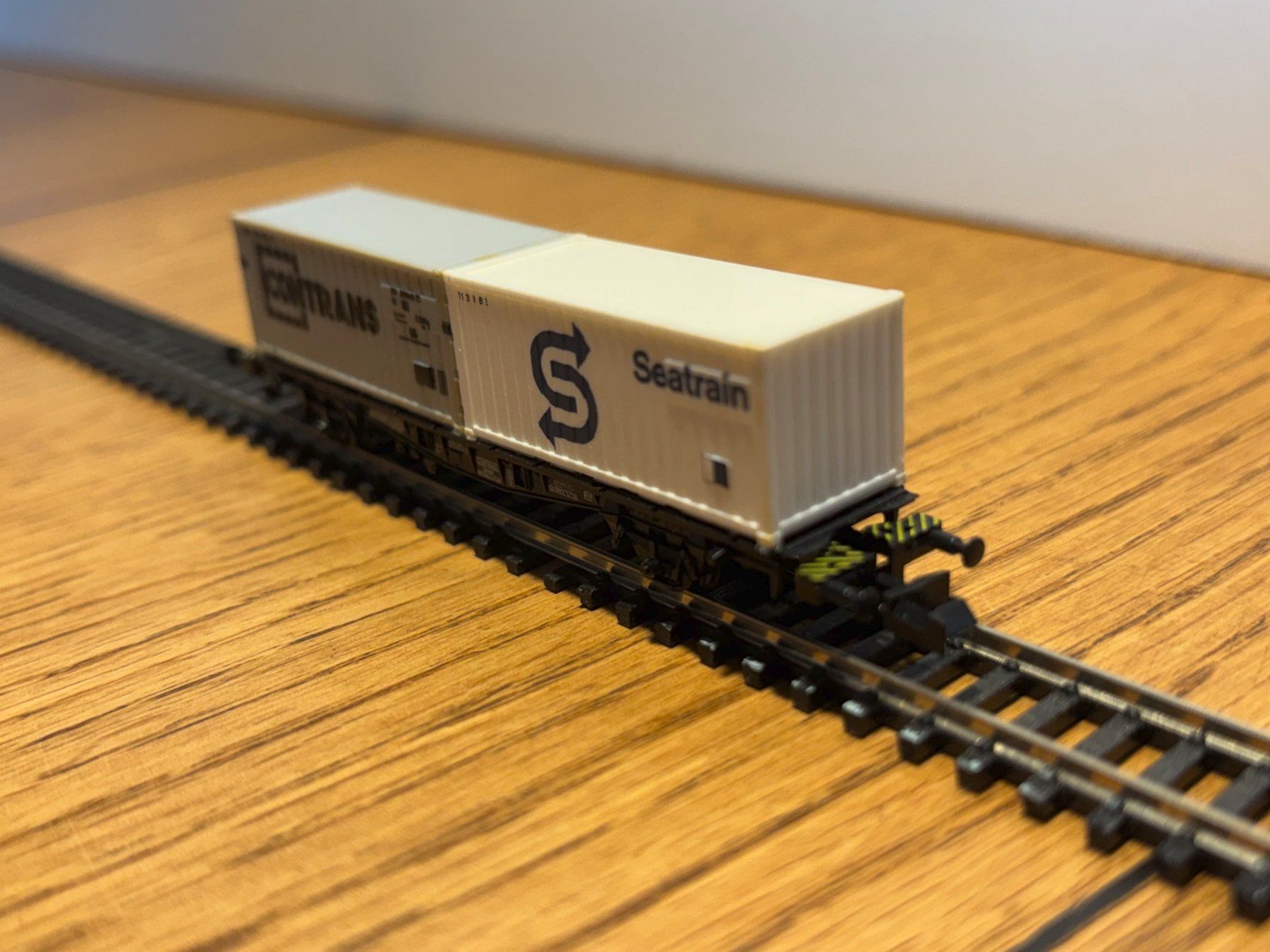 Modellini di ferrovie: M1328: Containerwagen (Spur N) – Usato da Birsfelden venduto da Birs_25