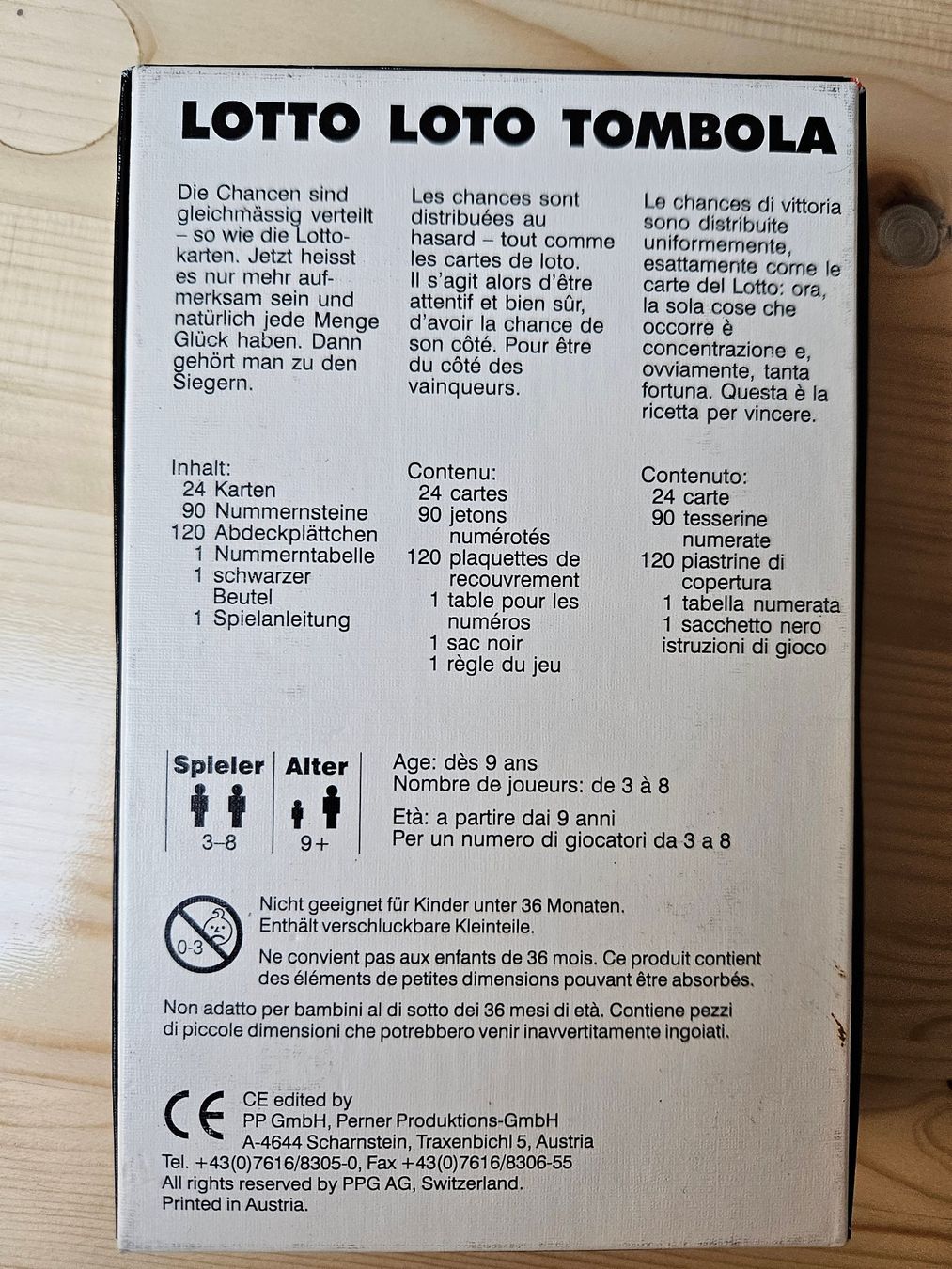 Spiele: Lotto Spiel, Editoy – Gebraucht aus Gattikon von balumogli 1