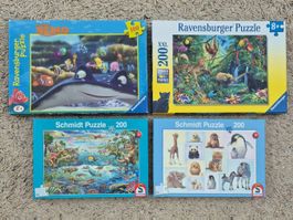 Diverse Puzzles, 100-200 Teile, 8+, alle vollständig
