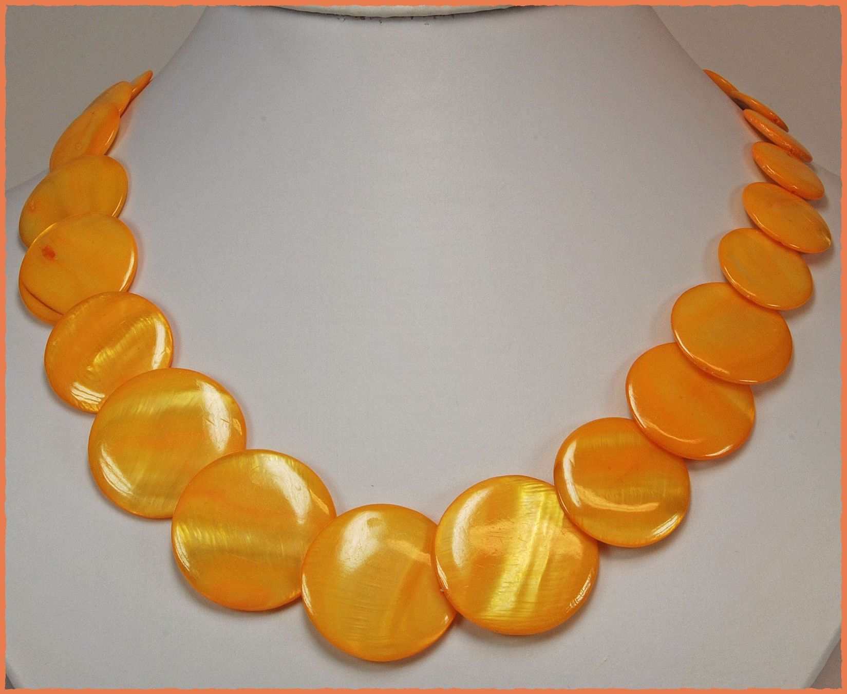 Catenine: Perlmutt Collier ca. 48cm – Nuovo e nell'imballaggio originale da Oberglatt ZH venduto da Goldfee1 1