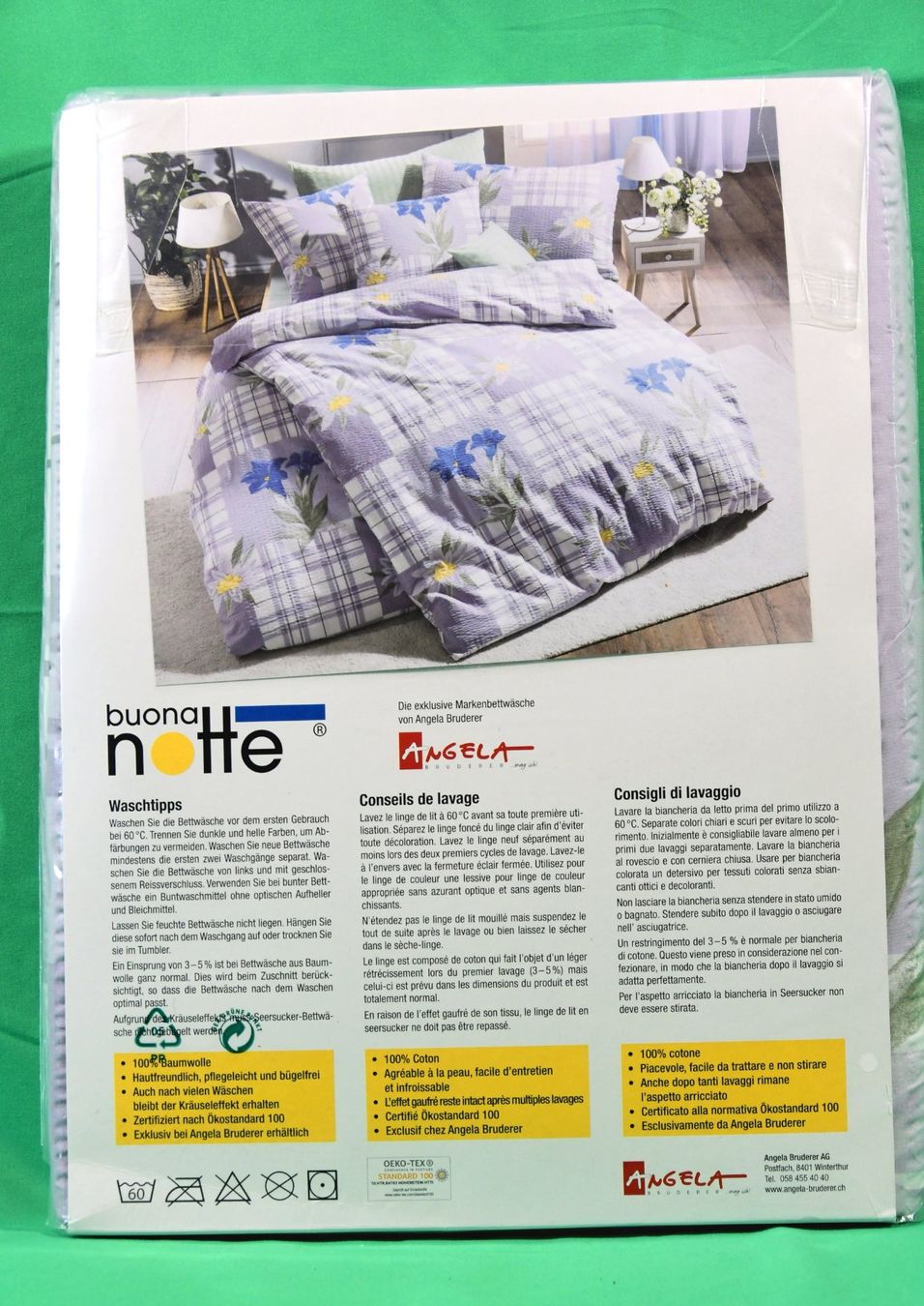 Biancheria da letto: Duvetbezug Ezio - Angela Bruderer" 2x – Nuovo e nell'imballaggio originale da Lohn-Ammannsegg venduto da Keyflower 1