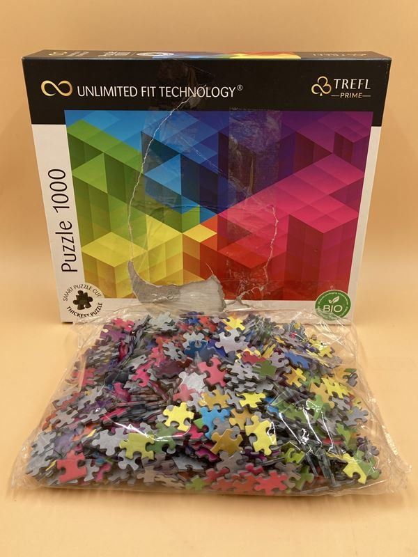 Puzzles: TREFL | Puzzle | Cubic Gradient | 1000 Teile – Neu (gemäss Beschreibung) aus Wittenbach von Restwert_St-Gallen 5