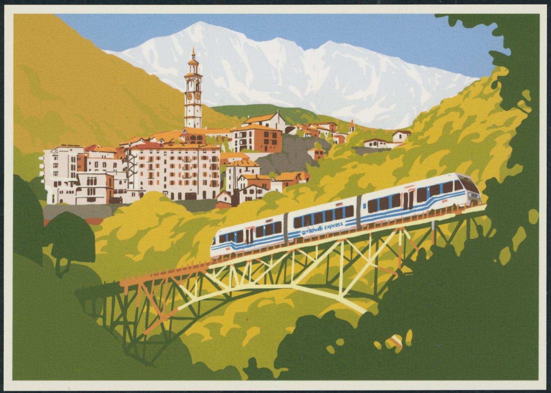 Tous les timbres: 2023 - Centovalli Bahn - Bildpostkarte - Combo FDC ET – D'occasion à Schindellegi par leecollect 1