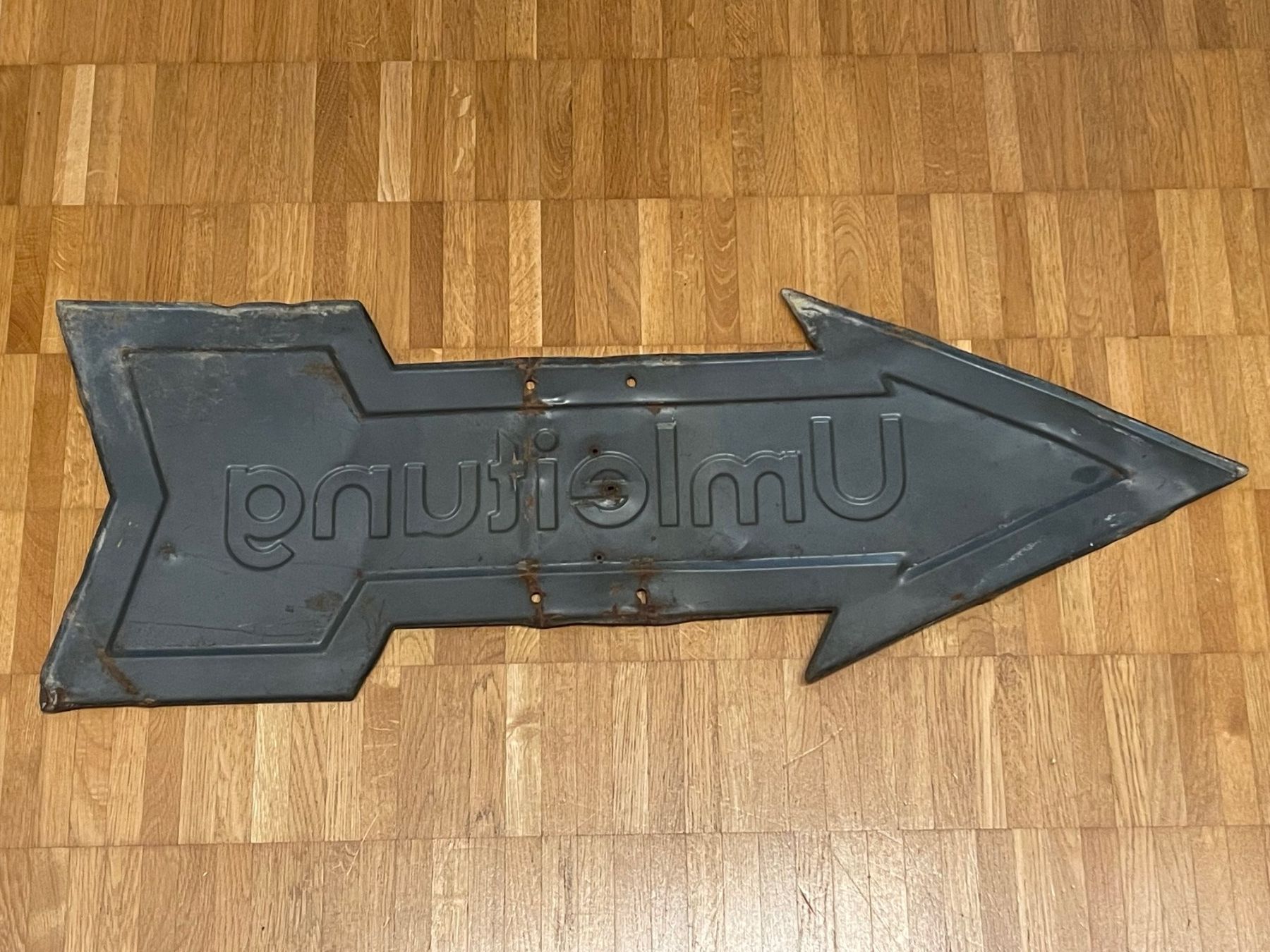 Insegne: Altes Schild Umleitung – Usato da Reinach BL venduto da BL4153 2