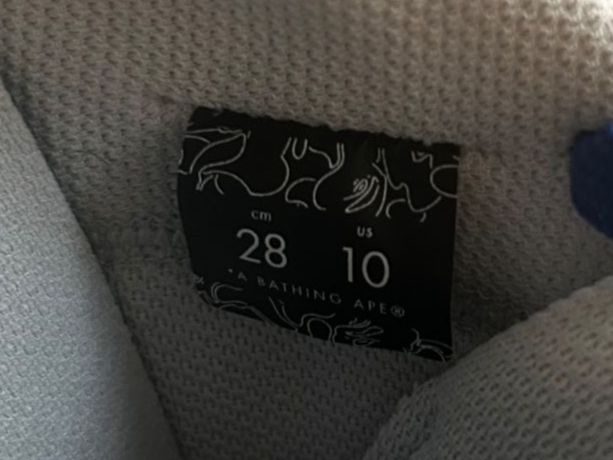 Bape Herrenschuhe: Supercooler A Bathing Ape Sneaker Grösse US 10 – Gebraucht aus Oberwil-Lieli von Mhd 7