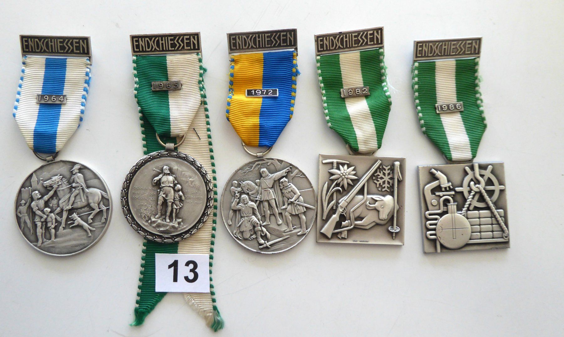 Medaglie: Endschiessen 1964, 1965, 1972, 1982, 1986 – Usato da Aesch BL venduto da Kauri1
