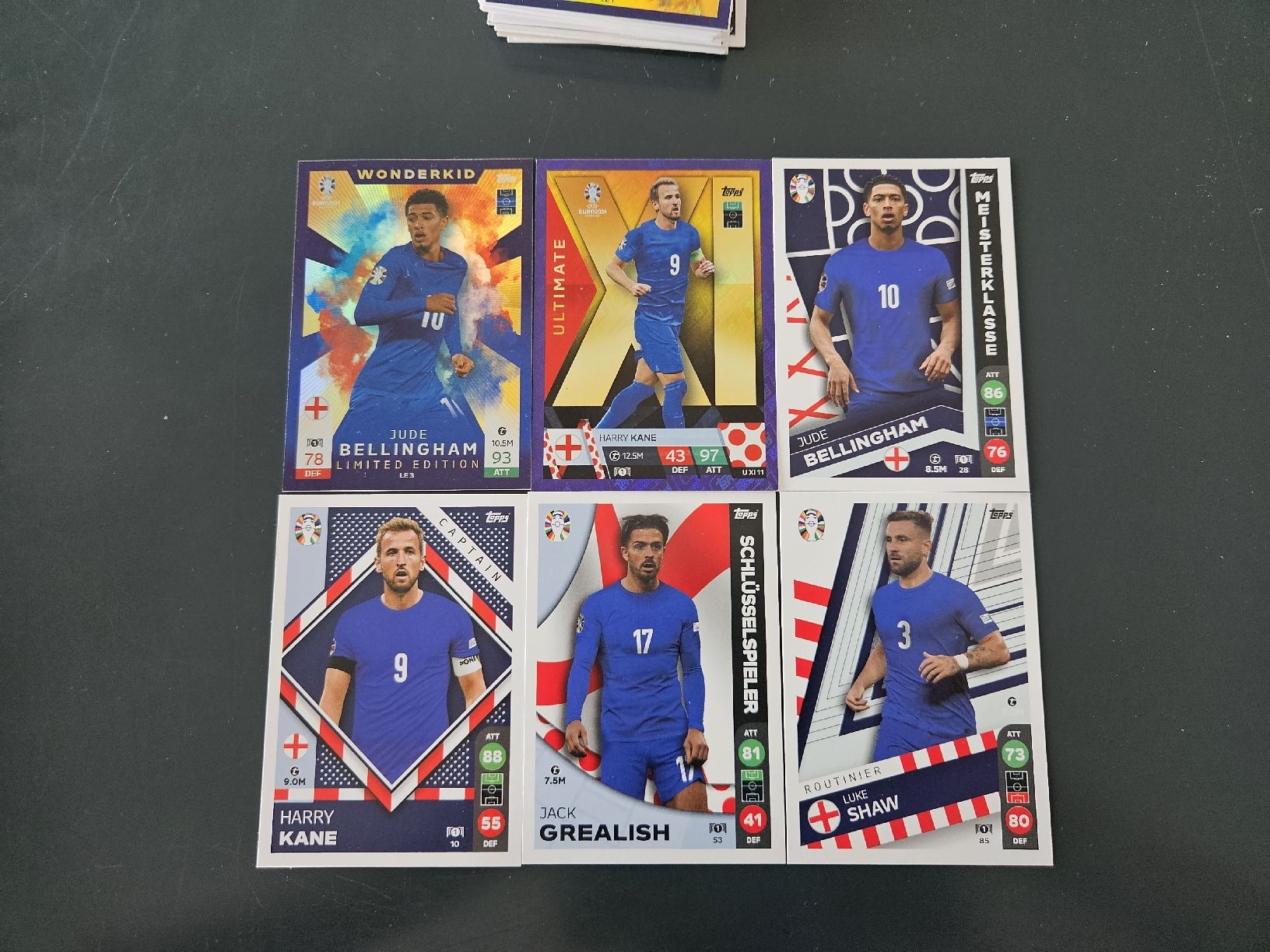 Topps Carte collezionabili: Fussballkarten Set Topps England – Usato da Biel/Bienne venduto da Platini