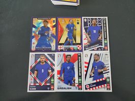 Fussballkarten Set Topps England