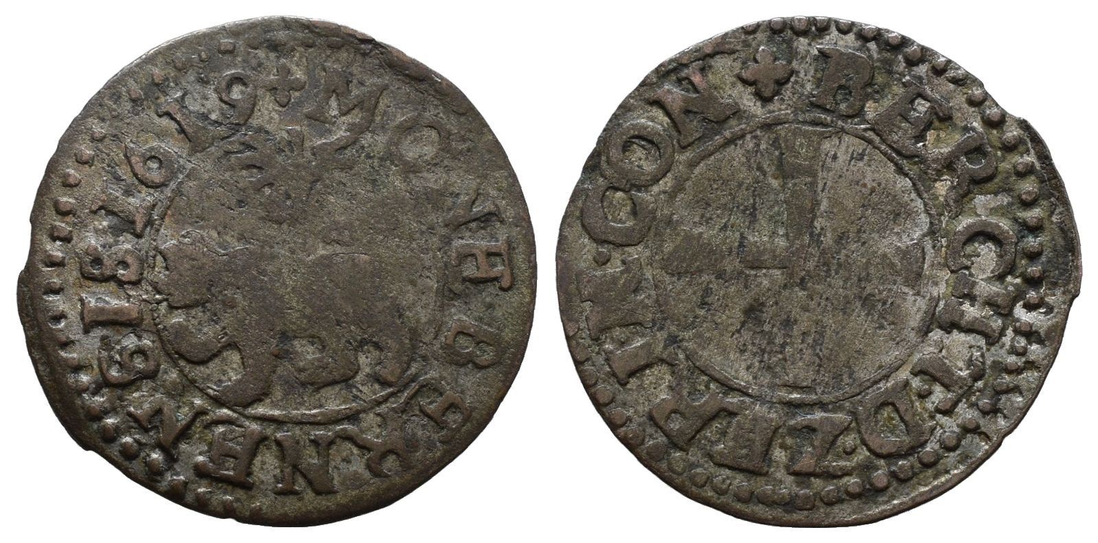 Tutti le monete: Bern Kreuzer 1619   /2338 – Usato da Trimbach venduto da Solothurn1