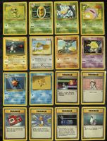 Vintage Pokemon Base Set 16 Cards Set